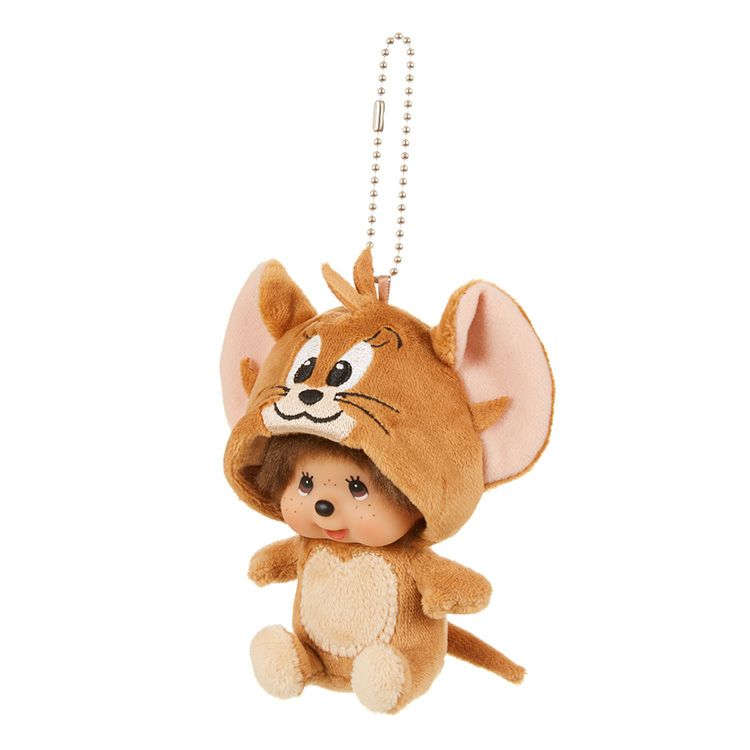 Monchhichi | Tom & Jerry x Monchhichi Jerry Monchhichi SS Keychain with Face