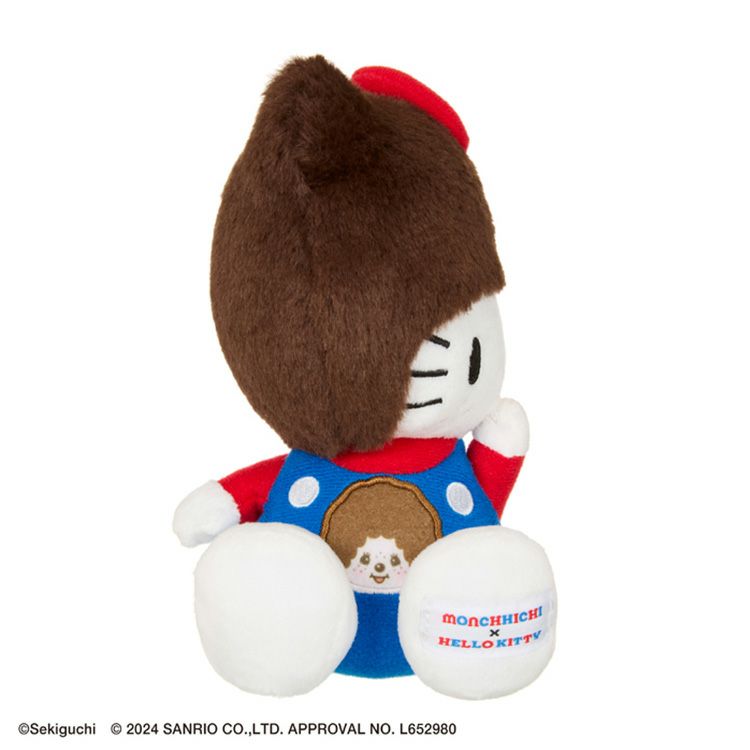 Monchhichi Sekiguchi | Monchhichi x Hello Kitty Face or Plush toy S - Hello Kitty