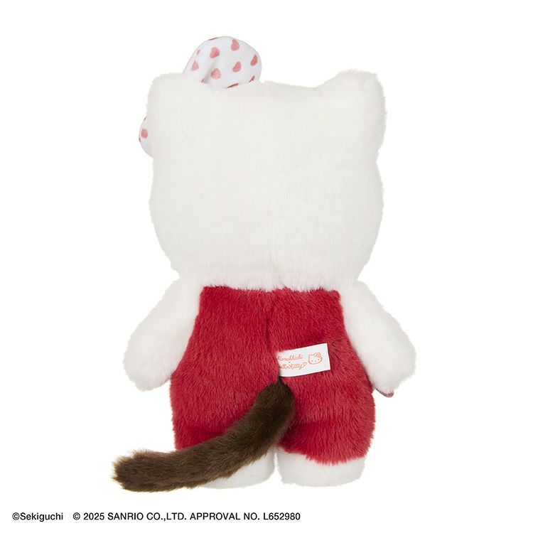 Monchhichi Sekiguchi | Monchhichi x Hello Kitty Gingham Check Plush toy S