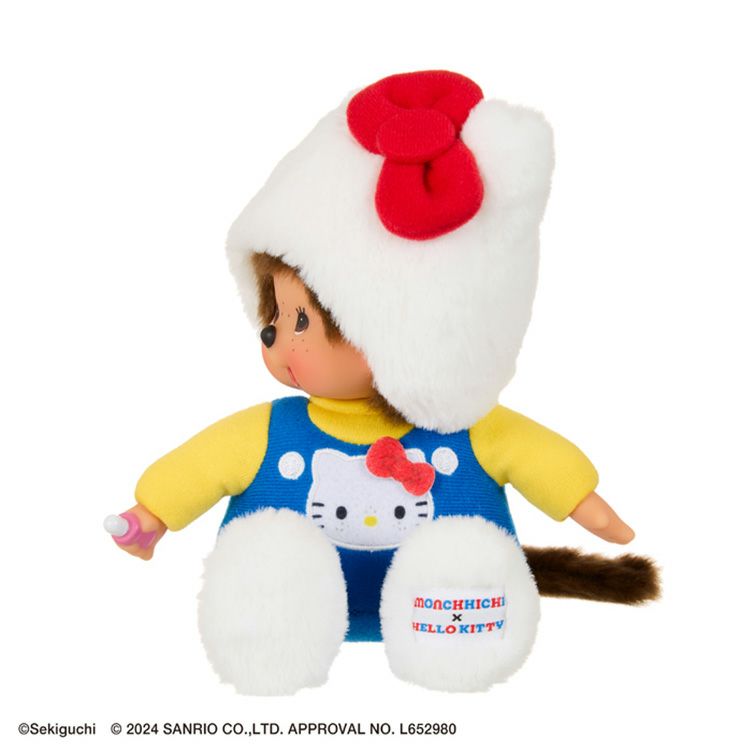 Monchhichi Sekiguchi | Monchhichi x Hello Kitty Face or Plush toy S - Monchhichi