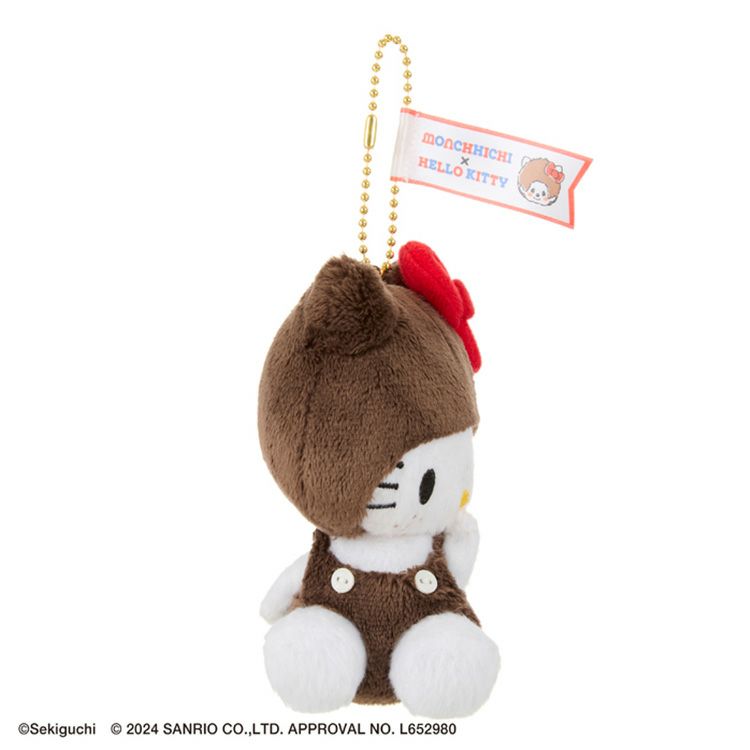 Monchhichi Sekiguchi | Monchhichi x Hello Kitty Face or SS Keychain - Hello Kitty