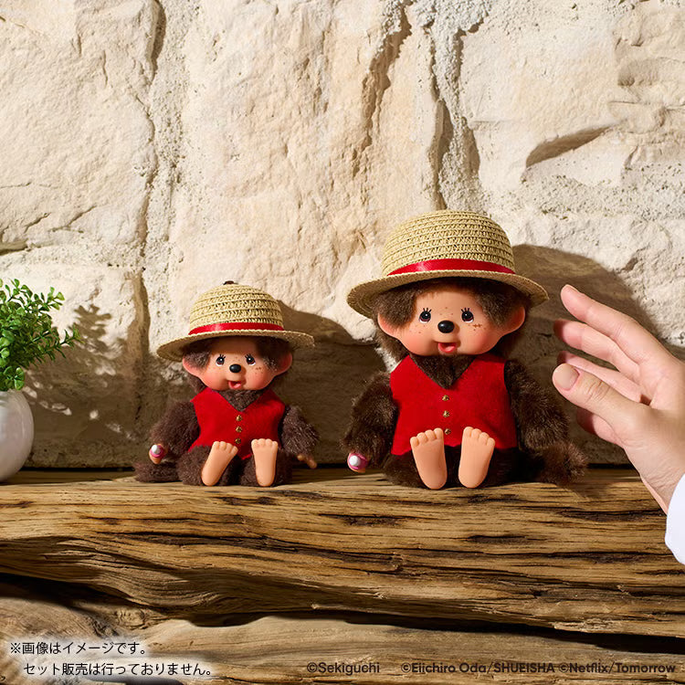 Monchhichi | Monchhichi x NETFLIX ONE PIECE Season 2 Monchhichi S - Luffy