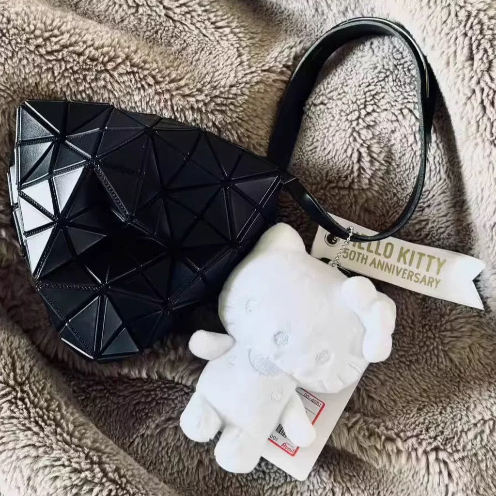 Sanrio Avail | Hello Kitty 50th Anniversary | 'Hello Kitty Classic Mascot Charm - Black (White Stitch)
