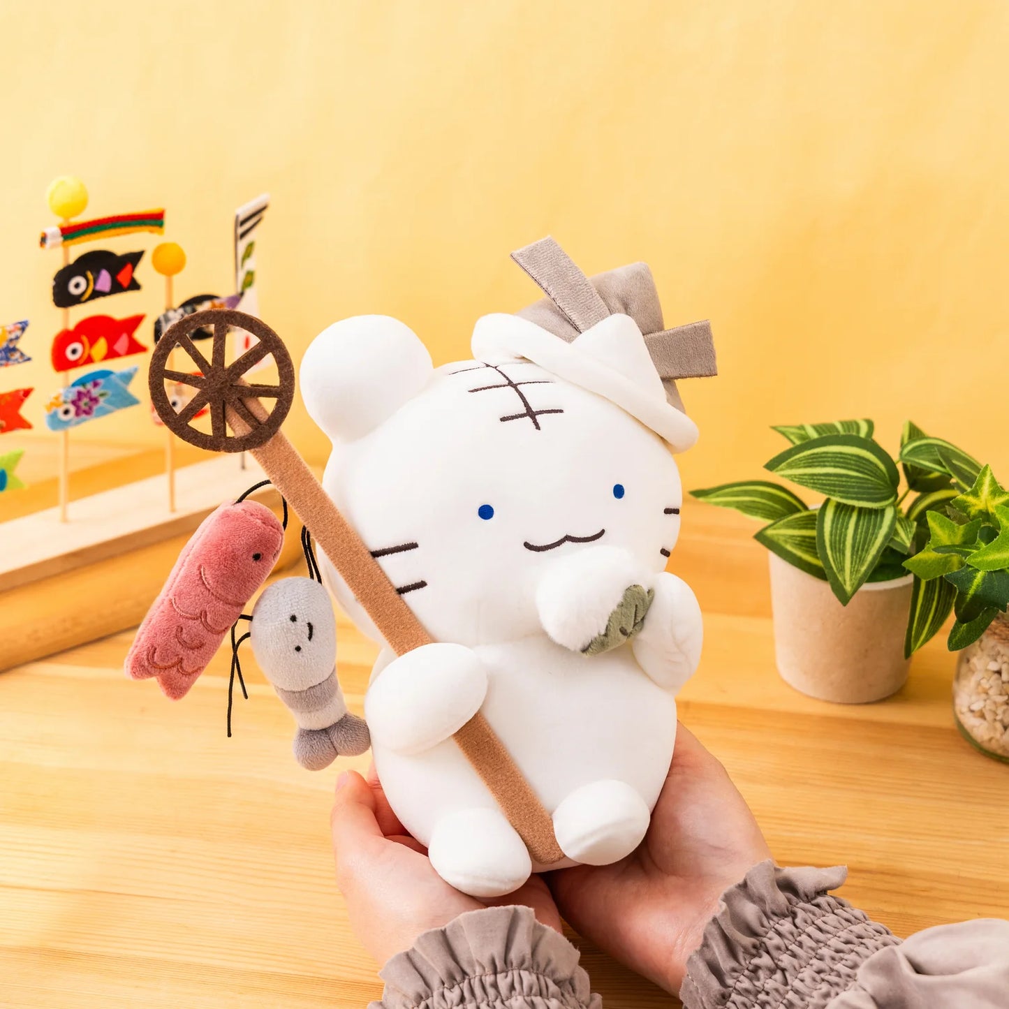 White Tiger and Black Tiger Greedy! Children's Day Plush