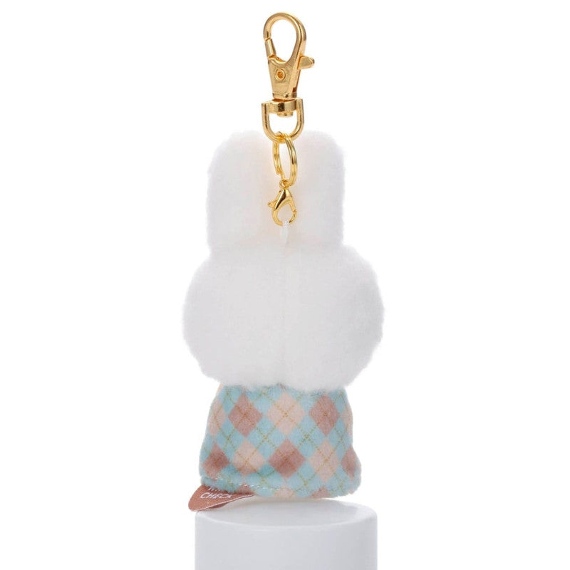 Miffy | Miffy Check Series Bruna Mascot - Blue
