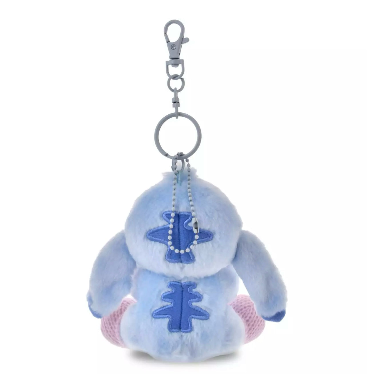 Disney Store JP | Blue Winter Shiny Color Plush Keychain - Stitch