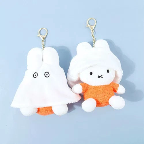Miffy Korea | Ghost Miffy Plush Doll Keychain