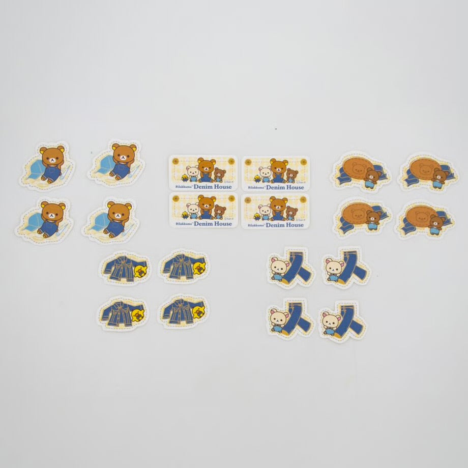San-X | Rilakkuma Denim House Limited Sticker Pack