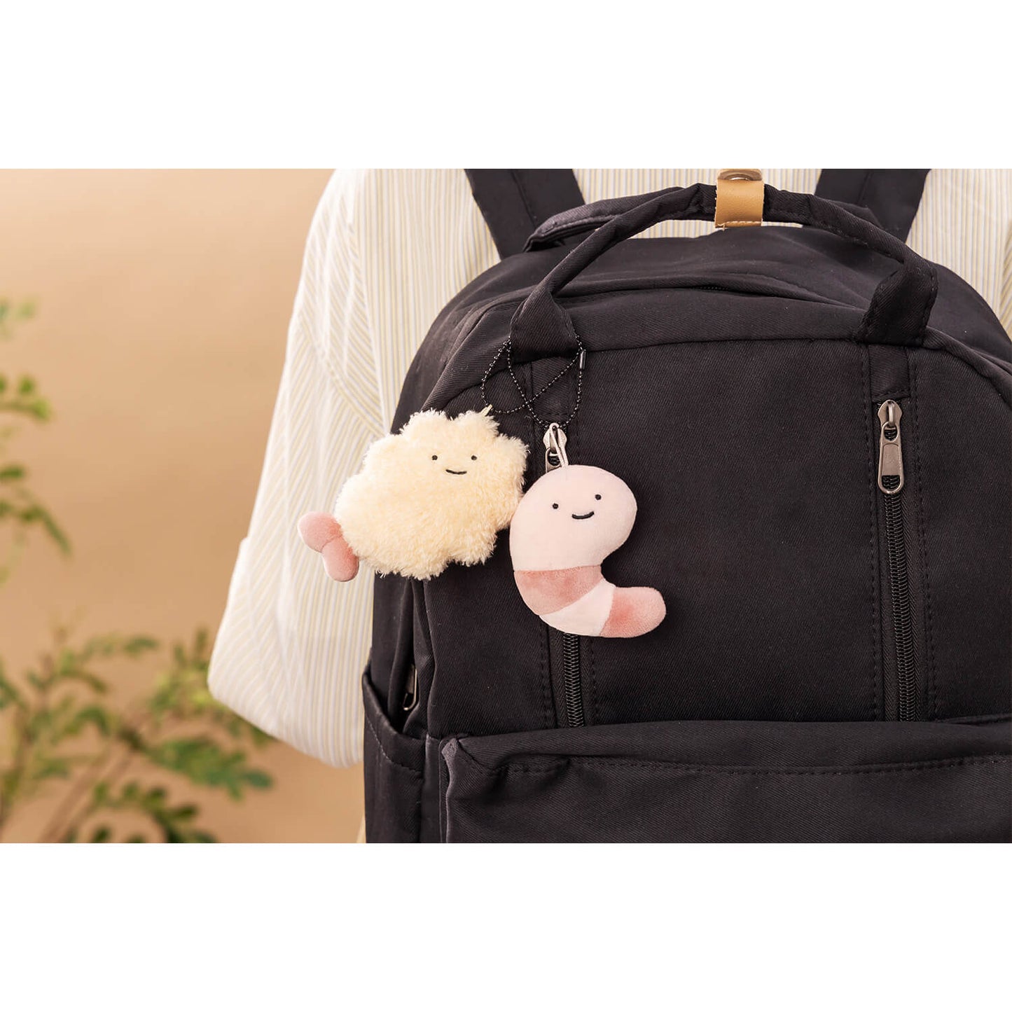 White Tiger and Black Tiger Various Black Tiger Plush Mascot Keychain - Sweet Shrimp