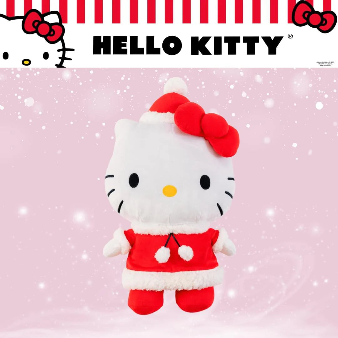 Sanrio US | Hello, Everyone! Series | Hello Kitty Holiday Plush Cuddle Pillow Buddy