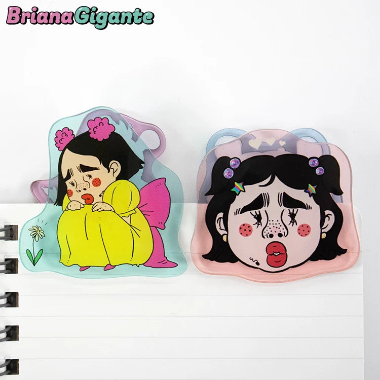 Thank You Mart exclusive x Briana Gigante Collaboration Acrylic Clips (2-pack)
