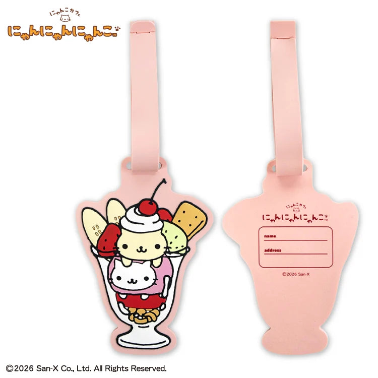 Thank You Mart exclusive x San-X Nyan Nyan Nyanko Collaboration Luggage Tag