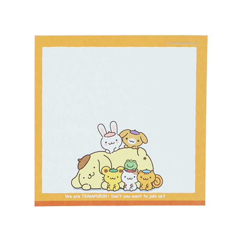 Sanrio | Sanrio Characters Square Memo - Pompompurin (Orange)