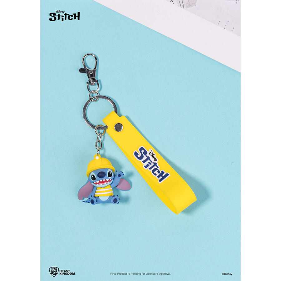 Beast Kingdom Disney Stitch Job Experience Camp Keychain Blind Box (1 Box 6Pcs)