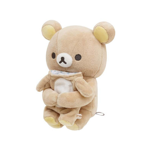 San-X | Rilakkuma BASIC RILAKKUMA Favorite Things Plush - Plush Hugging Rilakkuma Pouch MO67701
