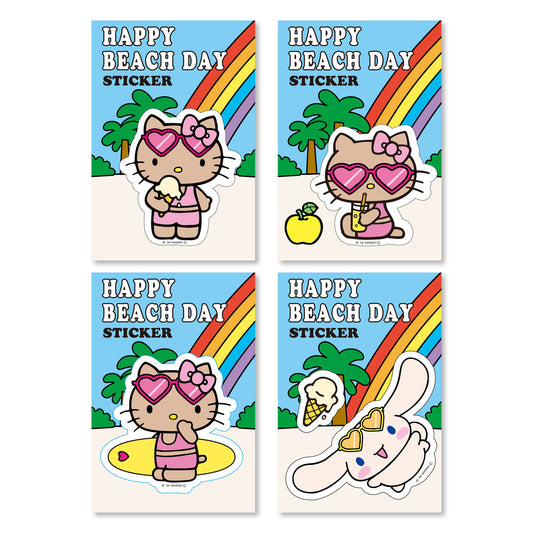 Sanrio | Happy Beach Vacation Stainless Stickers