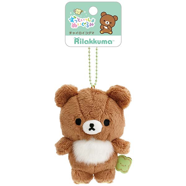 San-X | Rilakkuma Always Together Hanging Plush Toy - Chairoikoguma