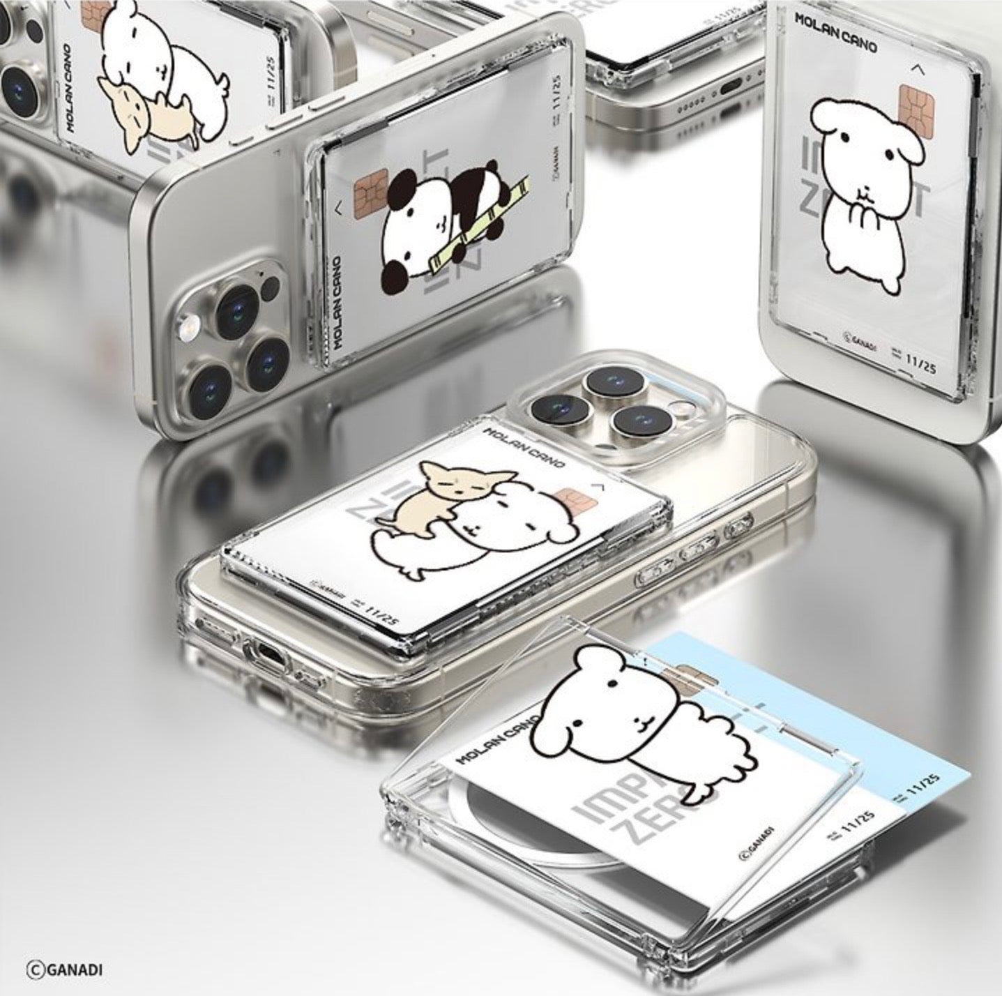 Ganadi | Ganadi Transparent MagSafe Card Wallet