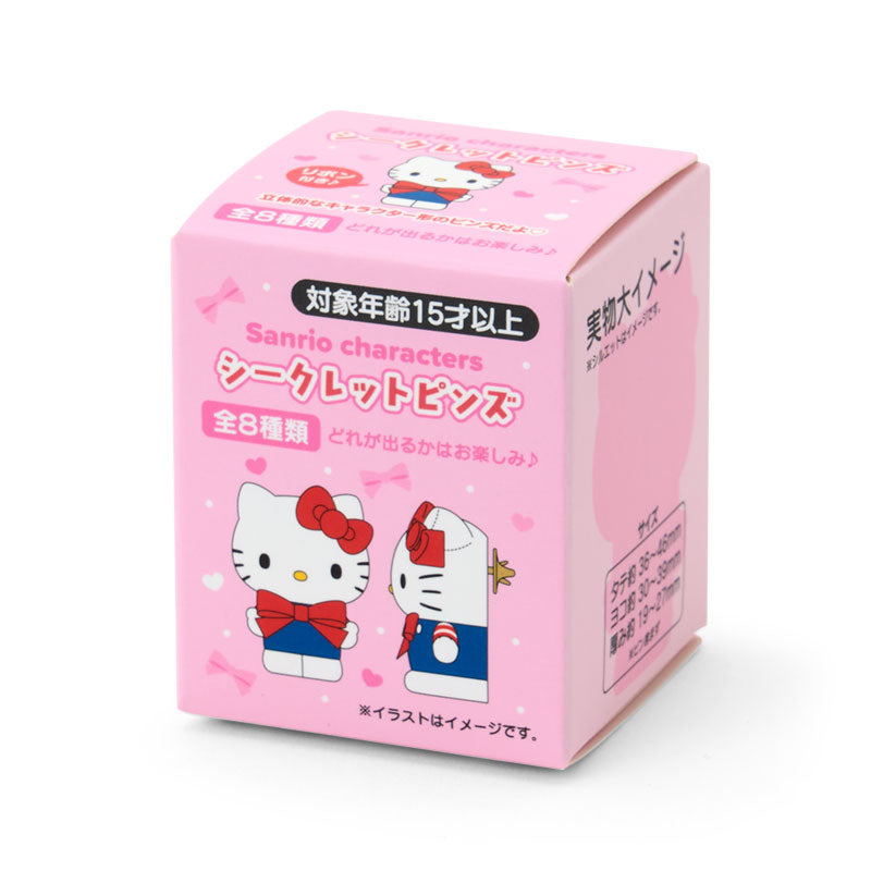 Sanrio | Sanrio Characters Grand Prize Vol.2 Logo Ribbon Secret Pin A Blind Box (8 Types)