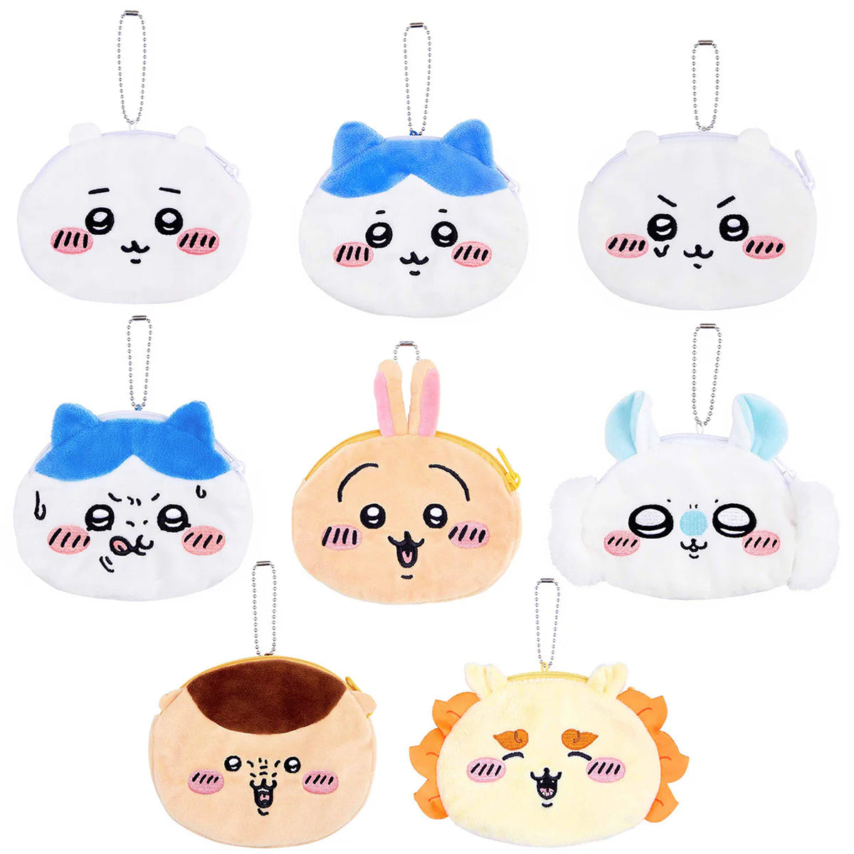 Chiikawa | Kyarapo Series - Chiikawa Trading Okao Pouch (I'll do my best tomorrow! Edition) (8 types in total)