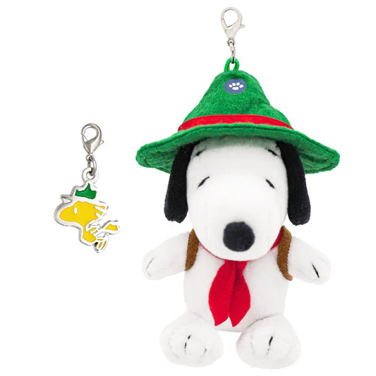 Universal Studios Japan | USJ Snoopy/Woodstock Mascot & Charm Set (2 Pieces)