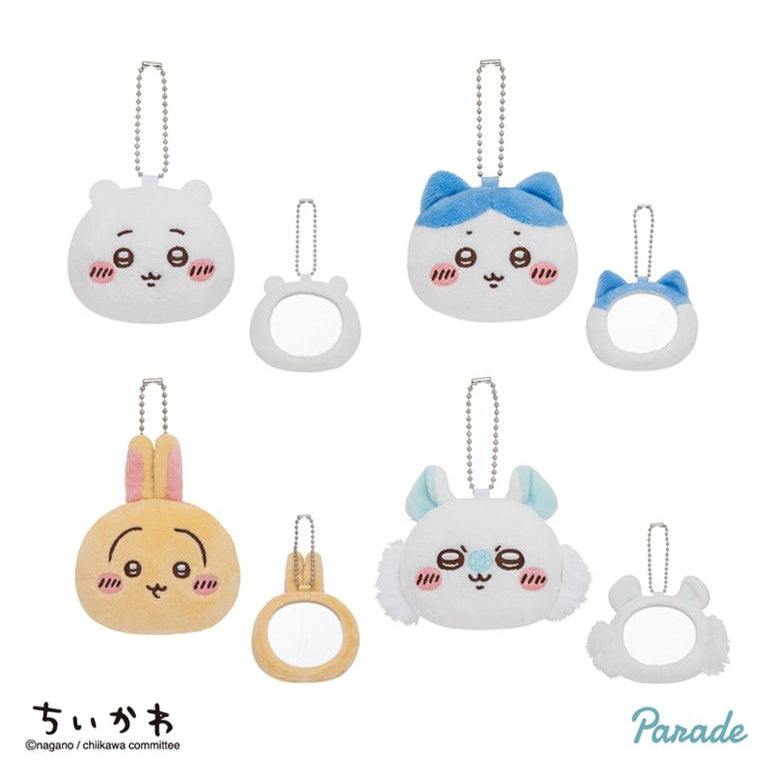 Chiikawa | Chiikawa Face-Shaped Plush Mirror – SogoSogo