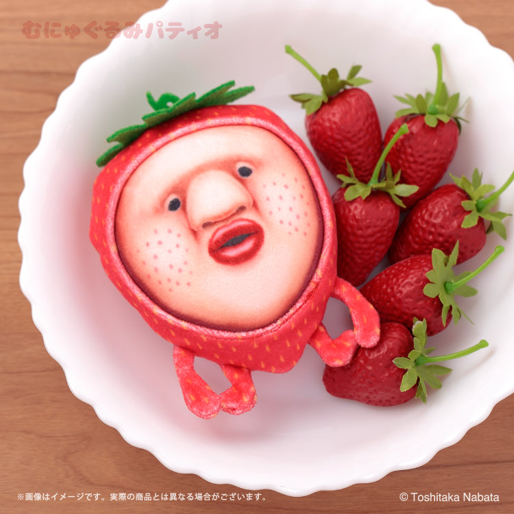 Kobitos | Kobito Zukan Squishy Mascot Strawberry Kurenai