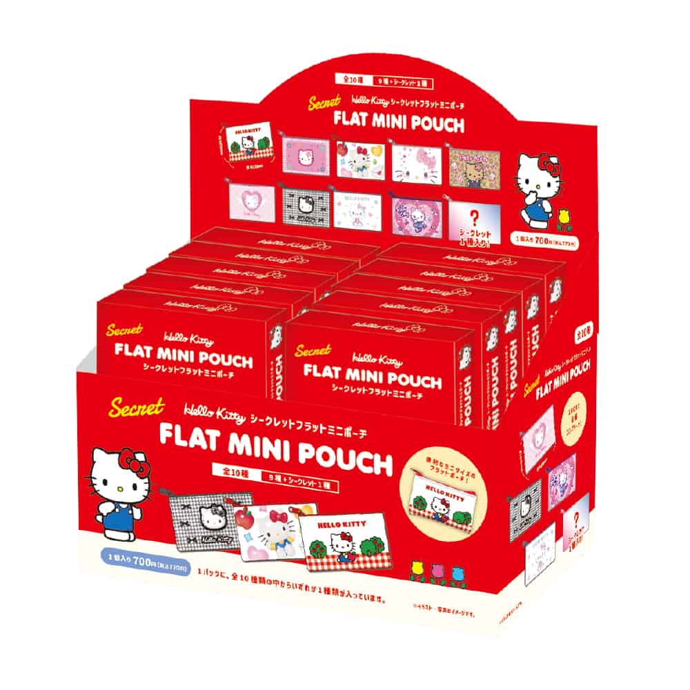 Sanrio | Sanrio Secret Flat Mini Pouch - Hello Kitty Blind Box (All 10 Types)