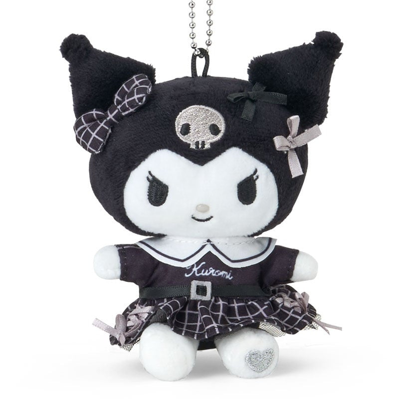 Sanrio | Monotone Plush Keychain - Kuromi