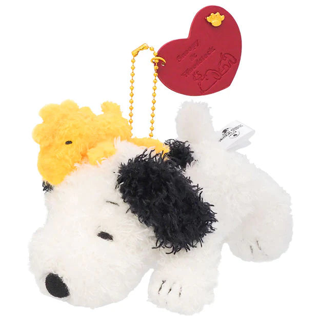 Universal Studios Japan | USJ PEANUTS Snoopy/Woodstock Plush Keychain