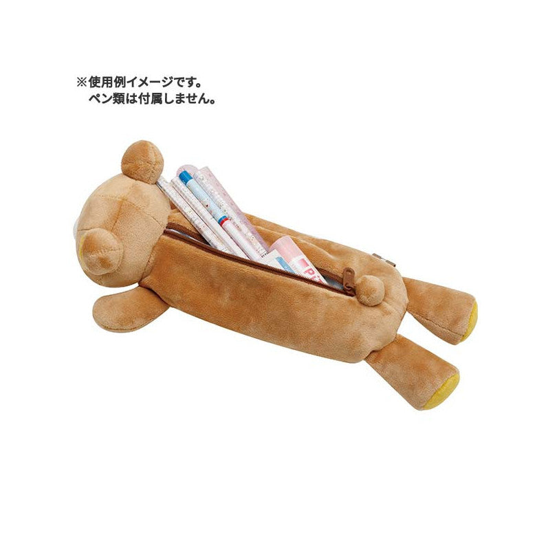 San-X | Rilakkuma Korilakkuma's Strawberry Pen Plush Pouch - Rilakkuma