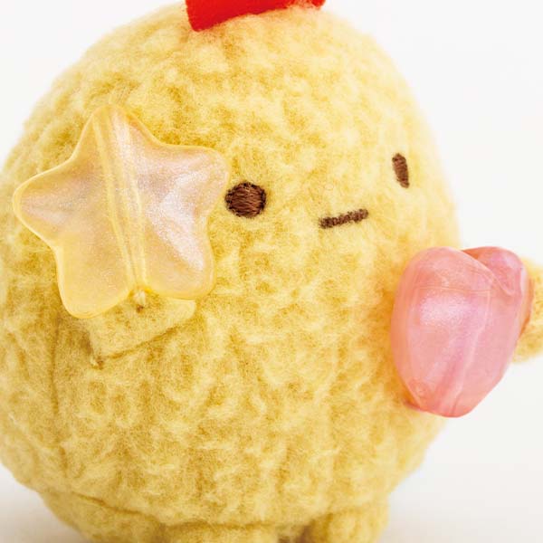 San-X | Sumikko Gurashi Gummy Party Hand-held Tenori Plush Toy - Shrimp Tail