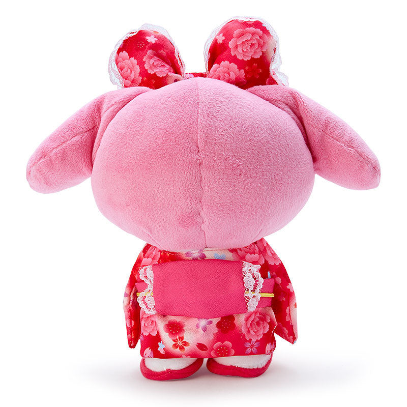 Sanrio | Sakura Graduation Kimono Design Plush Toy - My Melody
