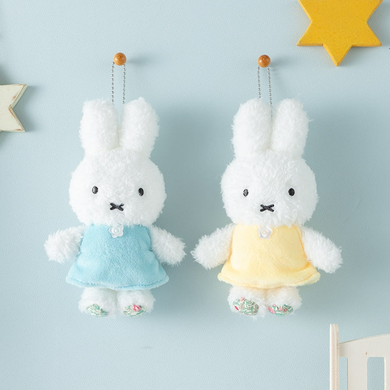 Miffy | Flower Miffy Fluffy Mascot Mimosa - Blue
