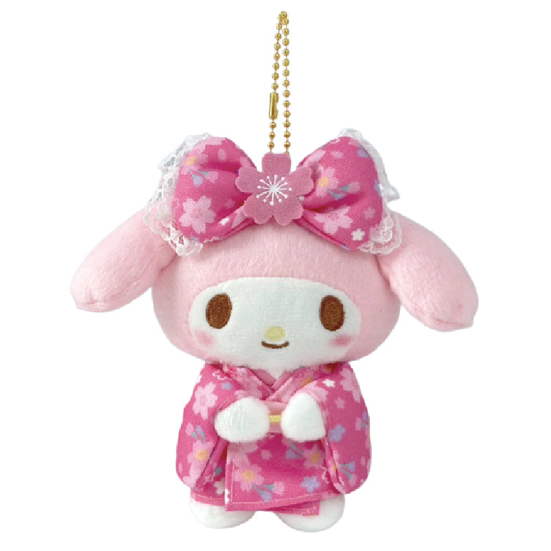 Sanrio | Sakura Kimono Design Plush Keychain - My Melody