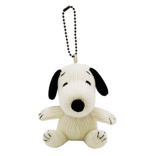 PEANUTS | Snoopy Knit Mascot Keychain - Black