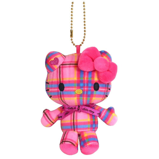 Sanrio | Hello Kitty MC Collection | Hello Kitty Tartan Mascot Holder - Pink