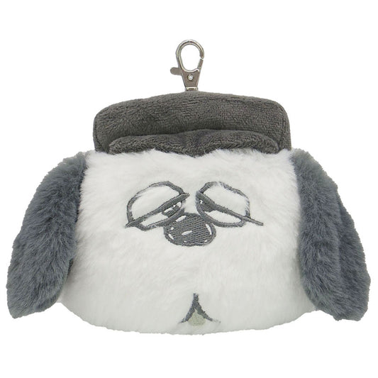 PEANUTS | Snoopy Face Pass Case - Olaf Grey