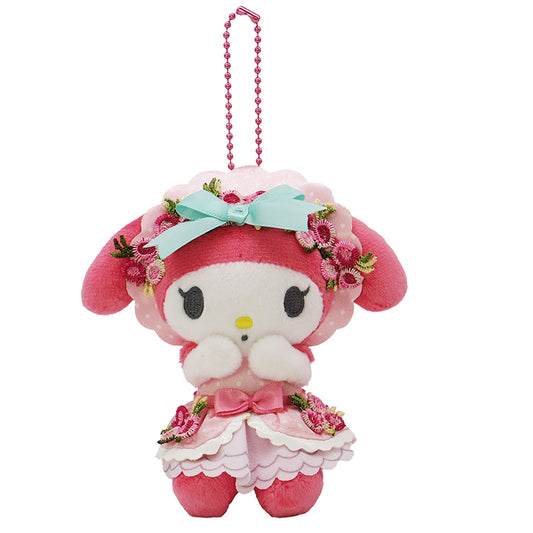 Sanrio | My Melody x Kuromi  MC Collection 208026-25 | My Melody Mascot Holder - Bonnet