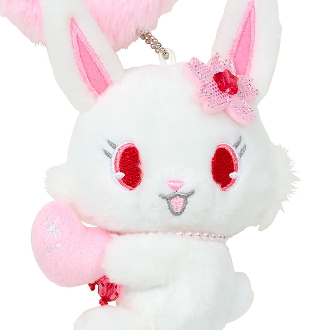 Sanrio | Fluffy Heart Design | Honey Cute Mascot Holder Sugar Bunny Shirosa
