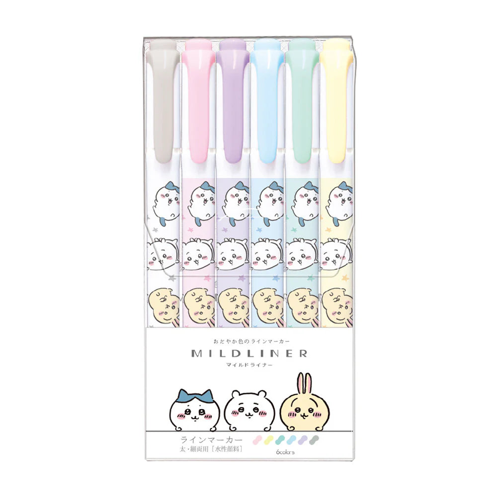 Chiikawa | Chiikawa Mildliner 6-color Set