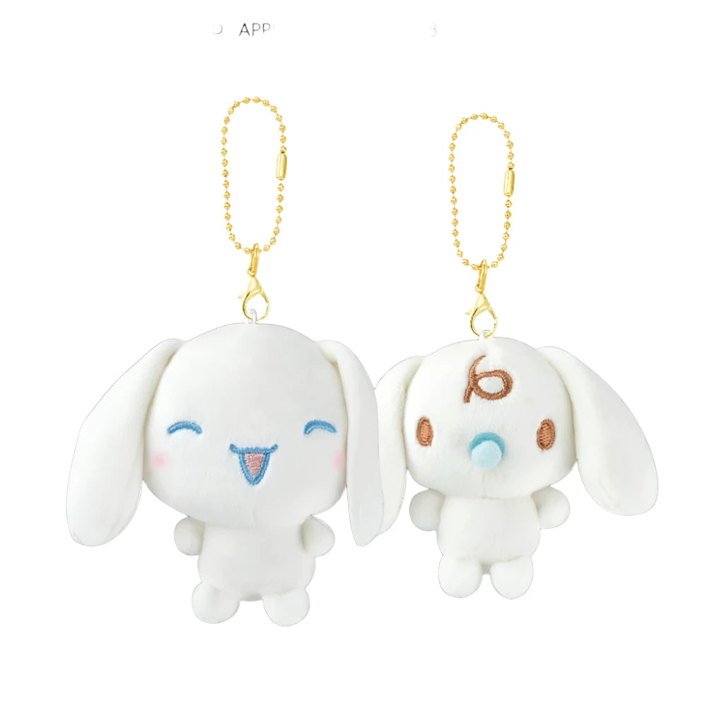 Sanrio | Niko Nui Magnet Mascot Keychain - Cinnamoroll & Milk