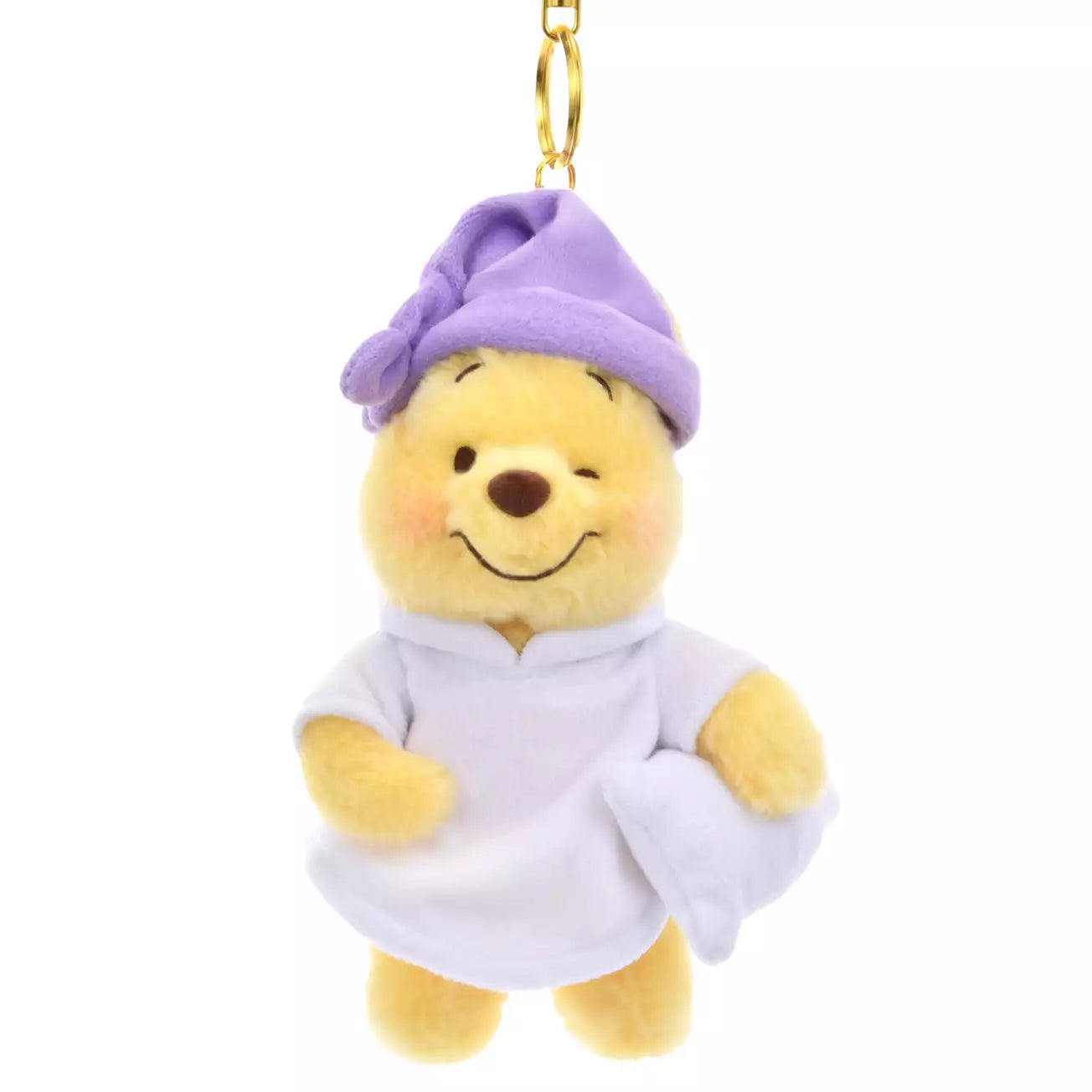 Disney | PAJAMA STYLE Stuffed Toy Keychain - Winnie the Pooh