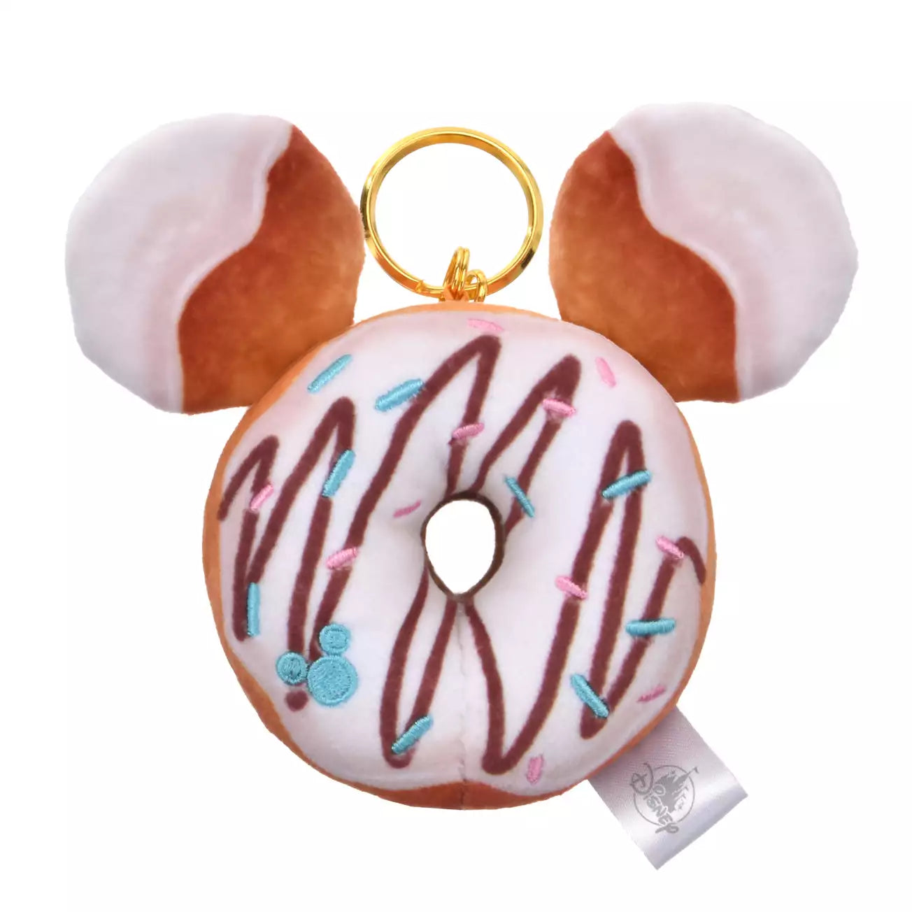 Disney | MICKEY'S BAKERY - Mickey Stuffed Animal Keychain White Donuts