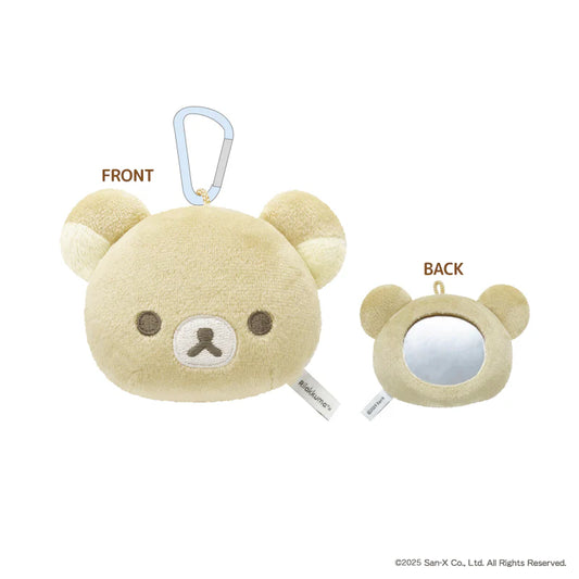 San-X | Rilakkuma Mofumofu Mascot Mirror - Rilakkuma