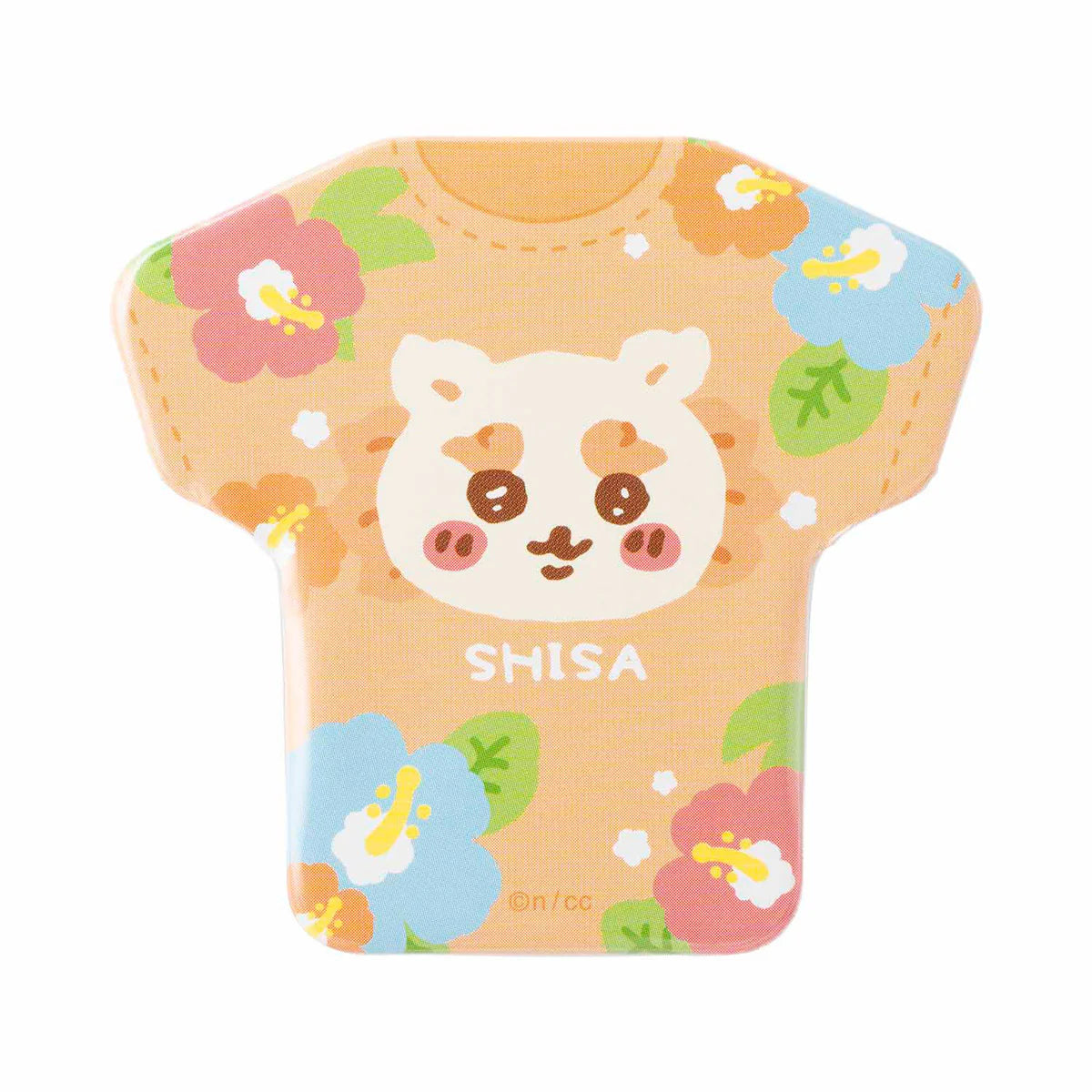 Chiikawa | 'Chiikawa Shisa's Souvenir Shop Trading T-Shirt Shaped Button Badge Blind Box (All 8 Types)