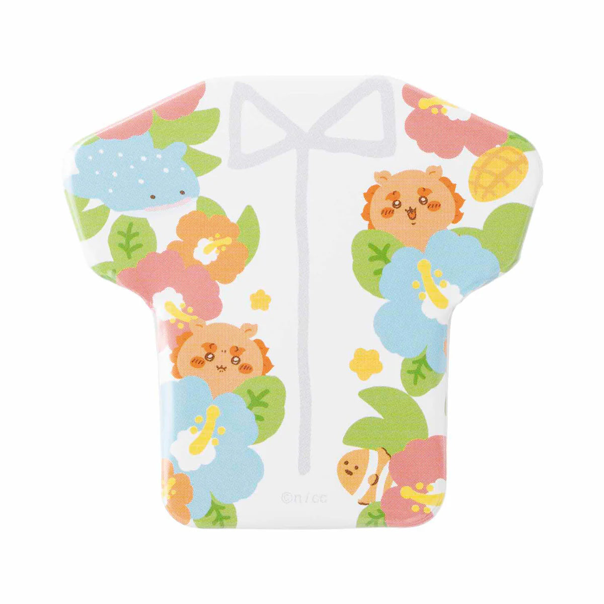 Chiikawa | 'Chiikawa Shisa's Souvenir Shop Trading T-Shirt Shaped Button Badge Blind Box (All 8 Types)