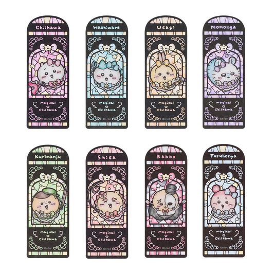 Chiikawa | 'Magical Chiikawa Trading Stained Glass Style Clear Book Marker Blind Box (8 Types in Total)