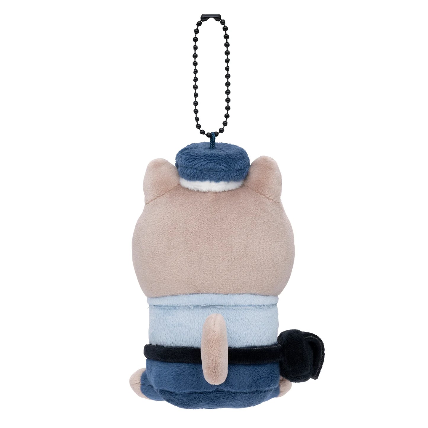 White Tiger and Black Tiger Sitting Petit Mini Plush Mascot Keychai - Policeman Dog