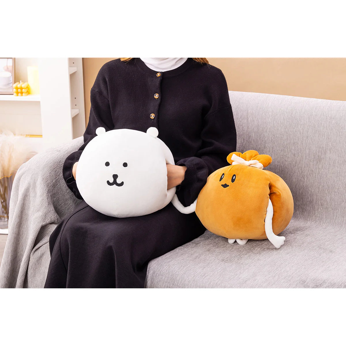 Nagano | Nagano Characters | Korokoro Hand Muff Cushion (Mochi Kinchaku)